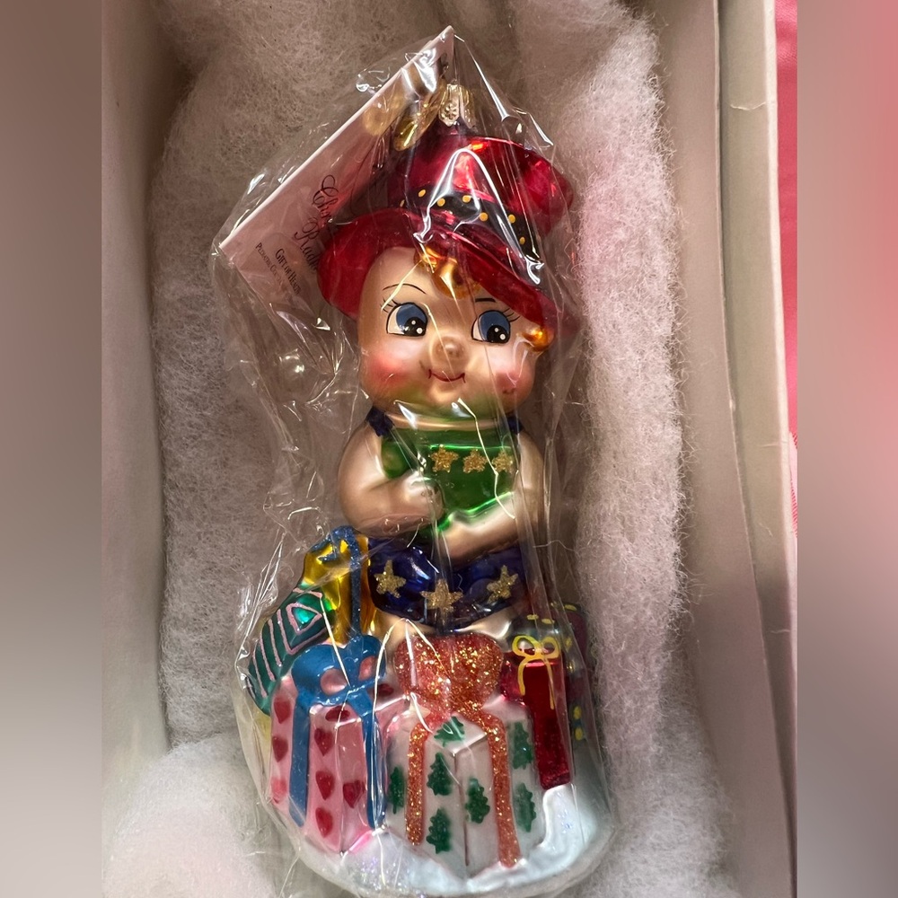 Christopher Radko Festive Child Ornament “Gift of Health “ 2000 collectable